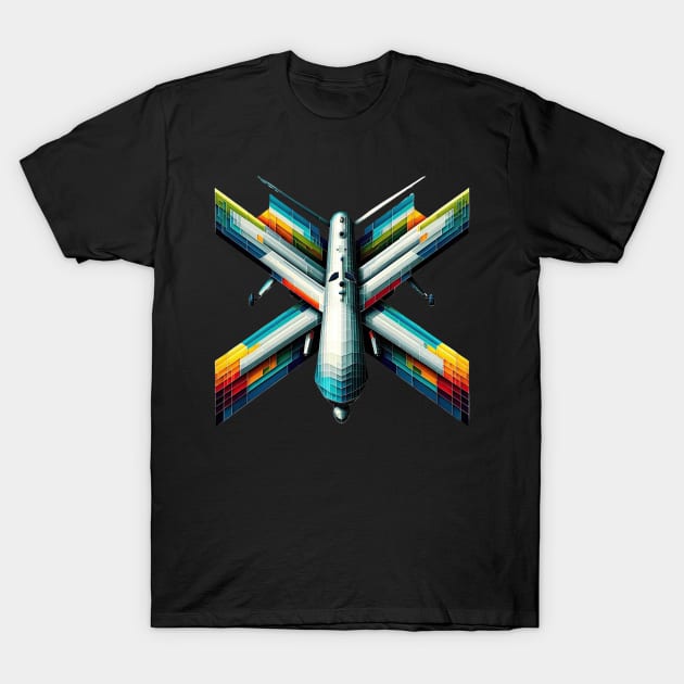 Spectrum Surveillance | MQ-9 Reaper Drone Tee T-Shirt by Graphic Wonders Emporium